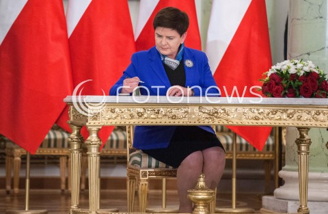  11.12.2017 WARSZAWA<br />POWOLANIE RZADU MATEUSZA MORAWIECKIEGO<br />N/Z BEATA SZYDLO<br /> 