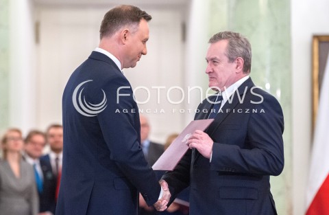  11.12.2017 WARSZAWA<br />POWOLANIE RZADU MATEUSZA MORAWIECKIEGO<br />N/Z ANDRZEJ DUDA PIOTR GLINSKI<br /> 