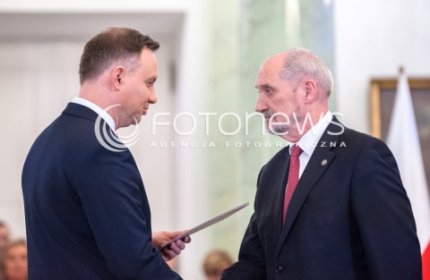  11.12.2017 WARSZAWA<br />POWOLANIE RZADU MATEUSZA MORAWIECKIEGO<br />N/Z ANTONI MACIEREWICZ<br /> 