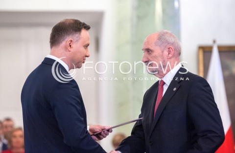  11.12.2017 WARSZAWA<br />POWOLANIE RZADU MATEUSZA MORAWIECKIEGO<br />N/Z ANTONI MACIEREWICZ<br /> 