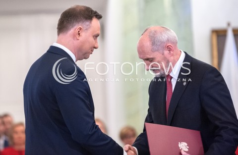  11.12.2017 WARSZAWA<br />POWOLANIE RZADU MATEUSZA MORAWIECKIEGO<br />N/Z ANTONI MACIEREWICZ<br /> 