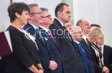  11.12.2017 WARSZAWA<br />POWOLANIE RZADU MATEUSZA MORAWIECKIEGO<br />N/Z ADAM KWIATKOWSKI KRZYSZTOF LAPINSKI KRZYSZTOF SZCZERSKI<br /> 