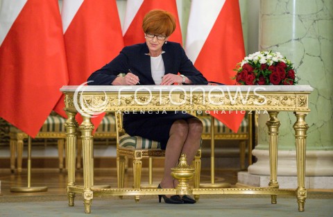  11.12.2017 WARSZAWA<br />POWOLANIE RZADU MATEUSZA MORAWIECKIEGO<br />N/Z ELZBIETA RAFALSKA<br /> 