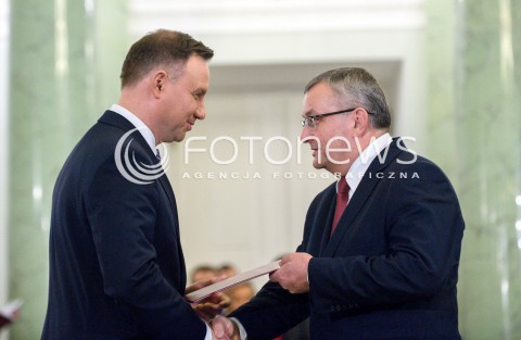  11.12.2017 WARSZAWA<br />POWOLANIE RZADU MATEUSZA MORAWIECKIEGO<br />N/Z ANDRZEJ ADAMCZYK ANDRZEJ DUDA<br /> 