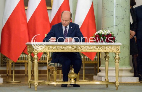  11.12.2017 WARSZAWA<br />POWOLANIE RZADU MATEUSZA MORAWIECKIEGO<br />N/Z KONSTANTY RADZIWILL<br /> 