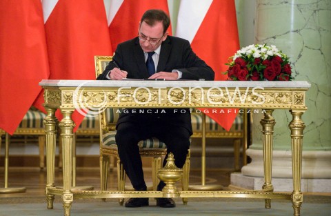  11.12.2017 WARSZAWA<br />POWOLANIE RZADU MATEUSZA MORAWIECKIEGO<br />N/Z MARIUSZ KAMINSKI<br /> 