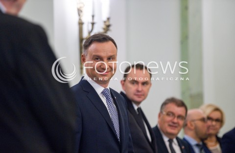  11.12.2017 WARSZAWA<br />POWOLANIE RZADU MATEUSZA MORAWIECKIEGO<br />N/Z ANDRZEJ DUDA ADAM KWIATKOWSKI ANDRZEJ DERA KRZYSZTOF LAPINSKI<br /> 