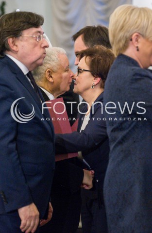  11.12.2017 WARSZAWA<br />POWOLANIE RZADU MATEUSZA MORAWIECKIEGO<br />N/Z JAROSLAW KACZYNSKI ANNA ZALEWSKA<br /> 