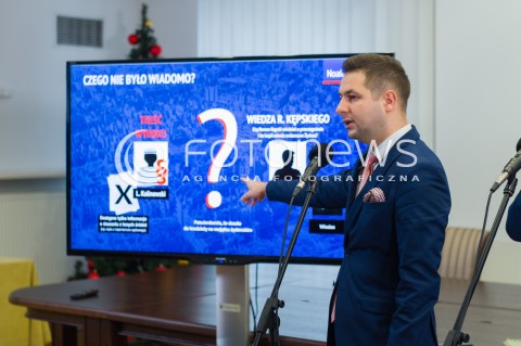  11.12.2017 WARSZAWA<br />KONFERENCJA KOMISJI REPRYWATYZACYJNEJ DS NOAKOWSKIEGO 16<br />N/Z PATRYK JAKI<br /> 