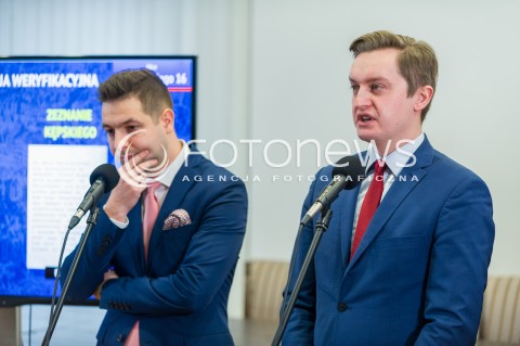  11.12.2017 WARSZAWA<br />KONFERENCJA KOMISJI REPRYWATYZACYJNEJ DS NOAKOWSKIEGO 16<br />N/Z PATRYK JAKI SEBASTIAN KALETA<br /> 