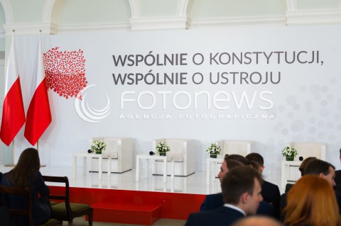  11.12.2017 WARSZAWA<br />KONFERENCJA WSPOLNIE O KONSTYTUCJI WSPOLNIE O UTROJU PANSTWA<br />N/Z SALA WIDOK VIEW<br /> 