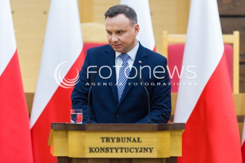  11.12.2017 WARSZAWA<br />ZGROMADZENIE OGOLNE SEDZIOW TRYBUNALU KONSTYTUCYJNEGO<br />N/Z PREZYDENT RP ANDRZEJ DUDA<br /> 
