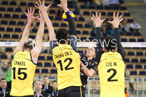  12.12.2017 LODZ<br />
SIATKOWKA KLUBOWE MISTRZOSTWA SWIATA 2017 MEN VOLLEYBALL POLAND <br />
PGE SKRA BELCHATOW - SHANGHAI VC<br />
N/Z MARIUSZ WLAZLY<br />
 