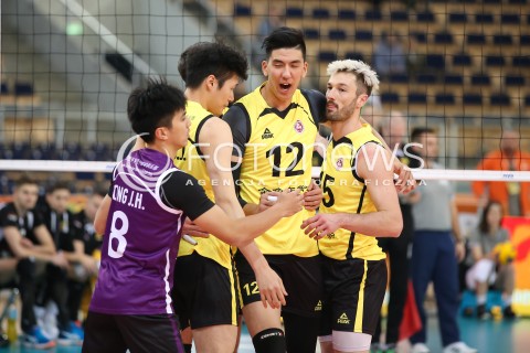  12.12.2017 LODZ<br />
SIATKOWKA KLUBOWE MISTRZOSTWA SWIATA 2017 MEN VOLLEYBALL POLAND <br />
PGE SKRA BELCHATOW - SHANGHAI VC<br />
N/Z RADOSC EMOCJE JULIEN LYNEEL<br />
 