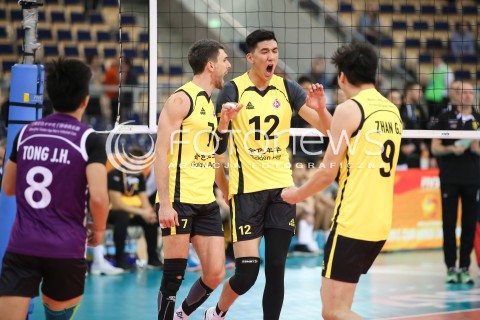  12.12.2017 LODZ<br />
SIATKOWKA KLUBOWE MISTRZOSTWA SWIATA 2017 MEN VOLLEYBALL POLAND <br />
PGE SKRA BELCHATOW - SHANGHAI VC<br />
N/Z RADOSC EMOCJE  ZHEJIA ZHANG<br />
 