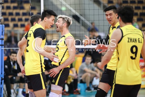  12.12.2017 LODZ<br />
SIATKOWKA KLUBOWE MISTRZOSTWA SWIATA 2017 MEN VOLLEYBALL POLAND <br />
PGE SKRA BELCHATOW - SHANGHAI VC<br />
N/Z RADOSC EMOCJE JULIEN LYNEEL<br />
 