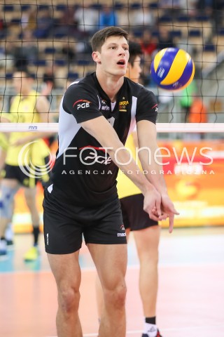  12.12.2017 LODZ<br />
SIATKOWKA KLUBOWE MISTRZOSTWA SWIATA 2017 MEN VOLLEYBALL POLAND <br />
PGE SKRA BELCHATOW - SHANGHAI VC<br />
N/Z SRECKO LISINIAC SYLWETKA<br />
 