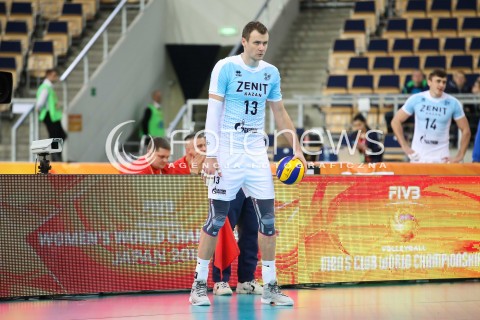  12.12.2017 LODZ<br />
SIATKOWKA KLUBOWE MISTRZOSTWA SWIATA 2017 MEN VOLLEYBALL POLAND <br />
ZENIT KAZAN - PERSONAL BOLIVAR<br />
N/Z ALEKSIEJ KONONOW SYLWETKA<br />
 