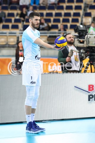  12.12.2017 LODZ<br />
SIATKOWKA KLUBOWE MISTRZOSTWA SWIATA 2017 MEN VOLLEYBALL POLAND <br />
ZENIT KAZAN - PERSONAL BOLIVAR<br />
N/Z MATTHEW ANDERSON SYLWETKA<br />
 