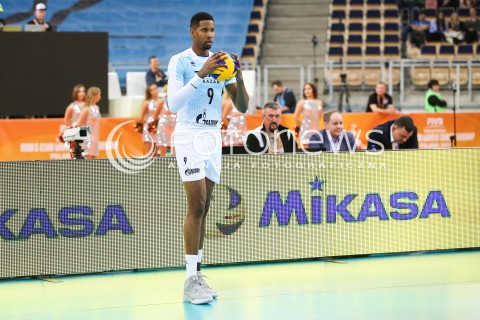  12.12.2017 LODZ<br />
SIATKOWKA KLUBOWE MISTRZOSTWA SWIATA 2017 MEN VOLLEYBALL POLAND <br />
ZENIT KAZAN - PERSONAL BOLIVAR<br />
N/Z WILFREDO LEON VENERO SYLWETKA<br />
 