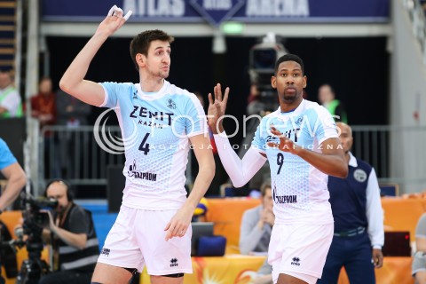 12.12.2017 LODZ<br />
SIATKOWKA KLUBOWE MISTRZOSTWA SWIATA 2017 MEN VOLLEYBALL POLAND <br />
ZENIT KAZAN - PERSONAL BOLIVAR<br />
N/Z WILFREDO LEON VENERO RADOSC EMOCJE WYGRANA<br />
 