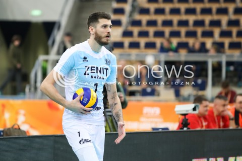  12.12.2017 LODZ<br />
SIATKOWKA KLUBOWE MISTRZOSTWA SWIATA 2017 MEN VOLLEYBALL POLAND <br />
ZENIT KAZAN - PERSONAL BOLIVAR<br />
N/Z MATTHEW ANDERSON SYLWETKA<br />
 
