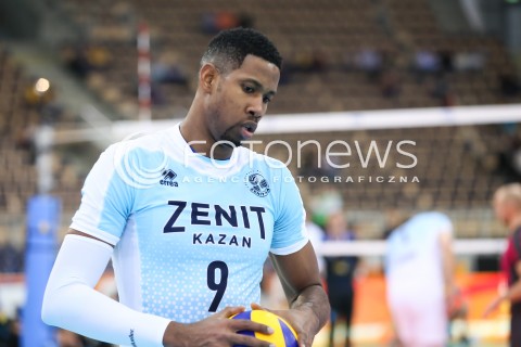  12.12.2017 LODZ<br />
SIATKOWKA KLUBOWE MISTRZOSTWA SWIATA 2017 MEN VOLLEYBALL POLAND <br />
ZENIT KAZAN - PERSONAL BOLIVAR<br />
N/Z WILFREDO LEON VENERO SYLWETKA<br />
 