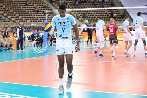  12.12.2017 LODZ<br />
SIATKOWKA KLUBOWE MISTRZOSTWA SWIATA 2017 MEN VOLLEYBALL POLAND <br />
ZENIT KAZAN - PERSONAL BOLIVAR<br />
N/Z WILFREDO LEON VENERO SYLWETKA<br />
 