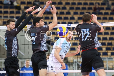  12.12.2017 LODZ<br />
SIATKOWKA KLUBOWE MISTRZOSTWA SWIATA 2017 MEN VOLLEYBALL POLAND <br />
ZENIT KAZAN - PERSONAL BOLIVAR<br />
N/Z MAXIM MICHAJLOW<br />
 