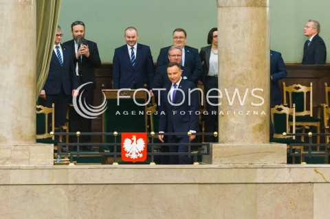  12.12.2017 WARSZAWA SEJM<br />POSIEDZENIE SEJMU<br />EXPOSE PREMIERA MATEUSZA MORAWIECKIEGO<br />N/Z PREZYDENT RP ANDRZEJ DUDA<br /> 