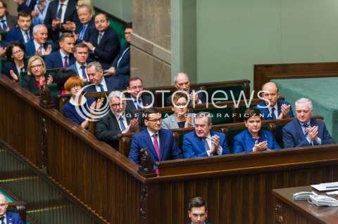  12.12.2017 WARSZAWA SEJM<br />POSIEDZENIE SEJMU<br />EXPOSE PREMIERA MATEUSZA MORAWIECKIEGO<br />N/Z RADA MINISTROW MATEUSZ MORAWIECKI PIOTR GLINSKI BEATA SZYDLO JAROSLAW GOWIN WITOLD WASZCZYKOWSKI ANNA ZALEWSKA KONSTANTY RADZIWILL ANTONI MACIEREWICZ ELZBIETA RAFALSKA MARIUSZ KAMINSKI MINISTROWIE<br /> 