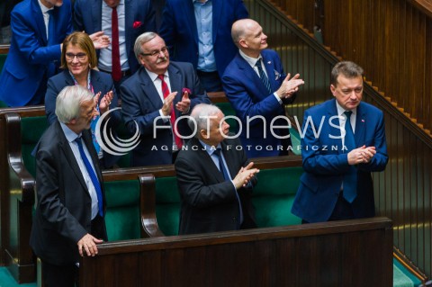  12.12.2017 WARSZAWA SEJM<br />POSIEDZENIE SEJMU<br />EXPOSE PREMIERA MATEUSZA MORAWIECKIEGO<br />N/Z RYSZARD TERLECKI JAROSLAW KACZYNSKI MARIUSZ BLASZCZAK<br /> 