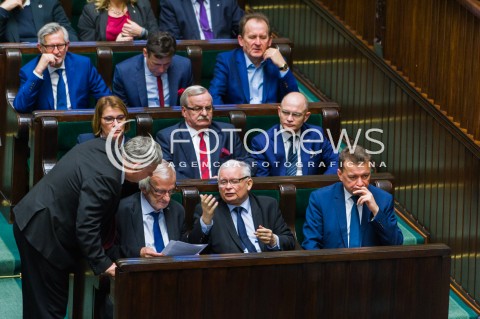  12.12.2017 WARSZAWA SEJM<br />POSIEDZENIE SEJMU<br />EXPOSE PREMIERA MATEUSZA MORAWIECKIEGO<br />N/Z RYSZARD TERLECKI JAROSLAW KACZYNSKI MARIUSZ BLASZCZAK MAREK SUSKI<br /> 