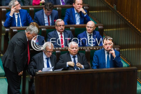  12.12.2017 WARSZAWA SEJM<br />POSIEDZENIE SEJMU<br />EXPOSE PREMIERA MATEUSZA MORAWIECKIEGO<br />N/Z RYSZARD TERLECKI JAROSLAW KACZYNSKI MARIUSZ BLASZCZAK MAREK SUSKI<br /> 