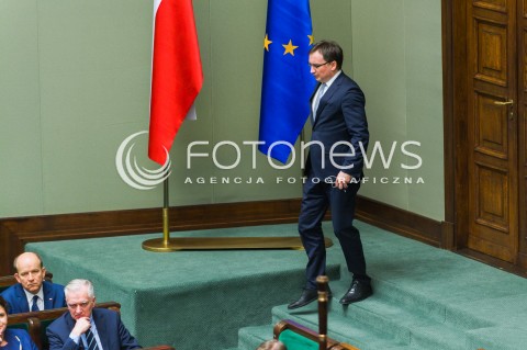  12.12.2017 WARSZAWA SEJM<br />POSIEDZENIE SEJMU<br />EXPOSE PREMIERA MATEUSZA MORAWIECKIEGO<br />N/Z ZBIGNIEW ZIOBRO<br /> 