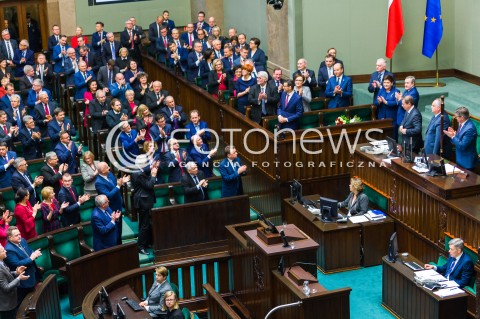  12.12.2017 WARSZAWA SEJM<br />POSIEDZENIE SEJMU<br />EXPOSE PREMIERA MATEUSZA MORAWIECKIEGO<br />N/Z SEJM SALA WIDOK VIEW POSLOWIE BRAWA<br /> 