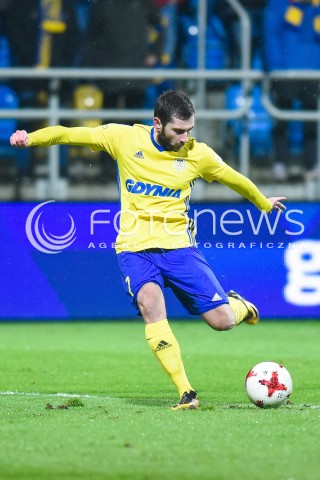  12.12.2017 GDYNIA<br />PILKA NOZNA - EKSTRAKLASA SEZON 2017/2018<br />MECZ ARKA GDYNIA - GORNIK ZABRZE<br />N/Z LUKA ZARANDIA<br /> 