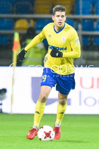  12.12.2017 GDYNIA<br />PILKA NOZNA - EKSTRAKLASA SEZON 2017/2018<br />MECZ ARKA GDYNIA - GORNIK ZABRZE<br />N/Z MICHAL MARCJANIK<br /> 
