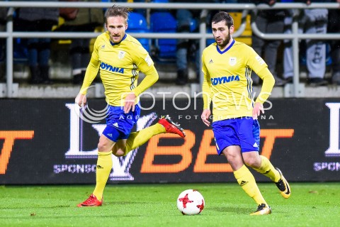  12.12.2017 GDYNIA<br />PILKA NOZNA - EKSTRAKLASA SEZON 2017/2018<br />MECZ ARKA GDYNIA - GORNIK ZABRZE<br />N/Z LUKA ZARANDIA SERGEI KRIVETS<br /> 
