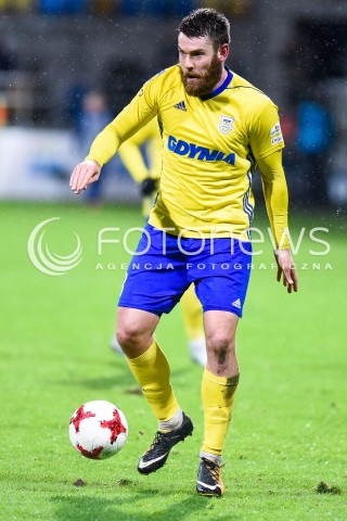  12.12.2017 GDYNIA<br />PILKA NOZNA - EKSTRAKLASA SEZON 2017/2018<br />MECZ ARKA GDYNIA - GORNIK ZABRZE<br />N/Z GRZEGORZ PIESIO<br /> 