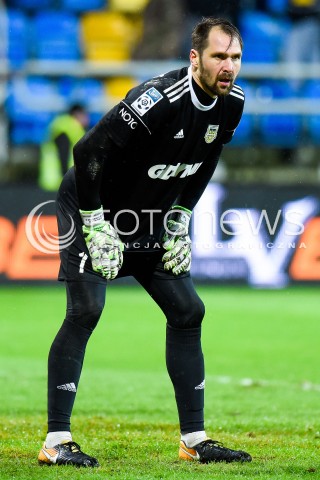  12.12.2017 GDYNIA<br />PILKA NOZNA - EKSTRAKLASA SEZON 2017/2018<br />MECZ ARKA GDYNIA - GORNIK ZABRZE<br />N/Z PAVELS STEINBORS<br /> 