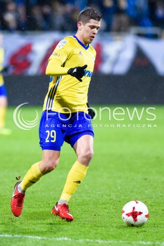  12.12.2017 GDYNIA<br />PILKA NOZNA - EKSTRAKLASA SEZON 2017/2018<br />MECZ ARKA GDYNIA - GORNIK ZABRZE<br />N/Z MICHAL MARCJANIK<br /> 