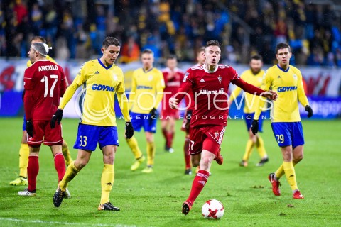  12.12.2017 GDYNIA<br />PILKA NOZNA - EKSTRAKLASA SEZON 2017/2018<br />MECZ ARKA GDYNIA - GORNIK ZABRZE<br />N/Z DAMIAN ZBOZIEN SZYMON ZURKOWSKI<br /> 