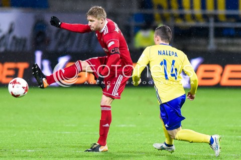  12.12.2017 GDYNIA<br />PILKA NOZNA - EKSTRAKLASA SEZON 2017/2018<br />MECZ ARKA GDYNIA - GORNIK ZABRZE<br />N/Z SZYMON MATUSZEK MICHAL NALEPA<br /> 