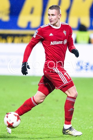  12.12.2017 GDYNIA<br />PILKA NOZNA - EKSTRAKLASA SEZON 2017/2018<br />MECZ ARKA GDYNIA - GORNIK ZABRZE<br />N/Z MICHAL KOJ<br /> 