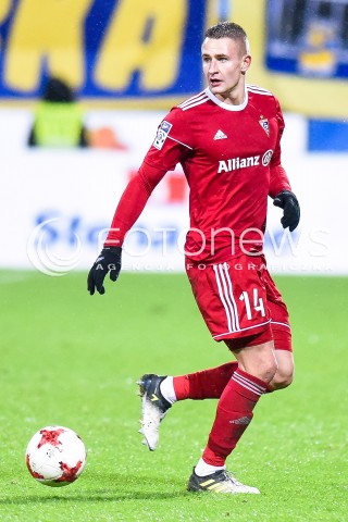 12.12.2017 GDYNIA<br />PILKA NOZNA - EKSTRAKLASA SEZON 2017/2018<br />MECZ ARKA GDYNIA - GORNIK ZABRZE<br />N/Z MICHAL KOJ<br /> 