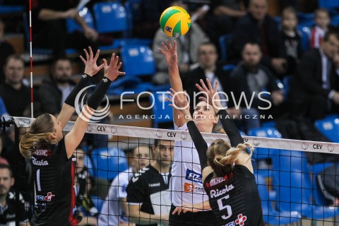  13.12.2017 RZESZOW POLAND<br />SIATKOWKA LIGA MISTRZYN <br />2018 CEV VOLLEYBALL CHAMPIONS LEAGUE - WOMEN <br />MECZ DEVELOPRES SKYRES RZESZOW - ASPTT MULHOUSE VB <br />N/Z ADELA HELIC <br /> 