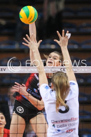  13.12.2017 RZESZOW POLAND<br />SIATKOWKA LIGA MISTRZYN <br />2018 CEV VOLLEYBALL CHAMPIONS LEAGUE - WOMEN <br />MECZ DEVELOPRES SKYRES RZESZOW - ASPTT MULHOUSE VB <br />N/Z BRITT HERBOTS <br /> 