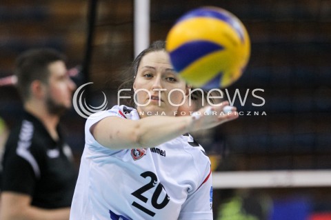  16.12.2017 RZESZOW <br />SIATKOWKA LIGA SIATKOWKI KOBIET LSK 2017/2018 WOMEN VOLLEYBALL POLAND POLISH LEAGUE <br />MECZ DEVELOPRES SKYRES RZESZOW - POLI BUDOWLANI TORUN<br />N/Z JELENA BLAGOJEVIC SYLWETKA <br /> 