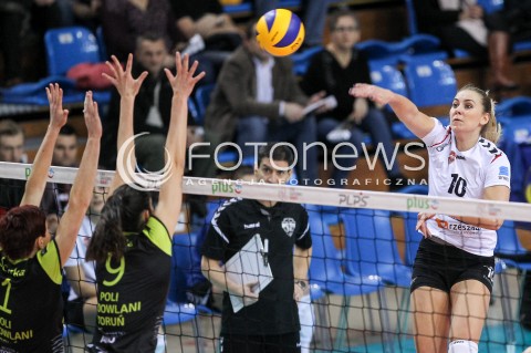  16.12.2017 RZESZOW <br />SIATKOWKA LIGA SIATKOWKI KOBIET LSK 2017/2018 WOMEN VOLLEYBALL POLAND POLISH LEAGUE <br />MECZ DEVELOPRES SKYRES RZESZOW - POLI BUDOWLANI TORUN<br />N/Z ADELA HELIC <br /> 